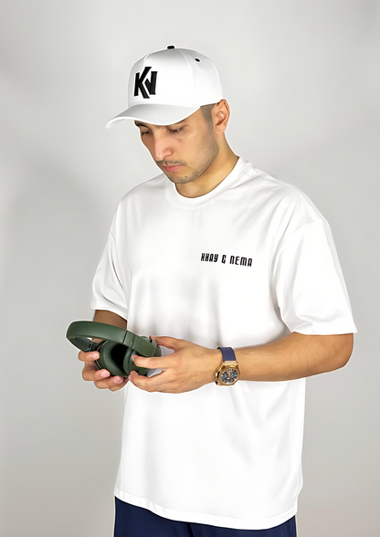 Chest Printed logo t shirt by Khay & Nema