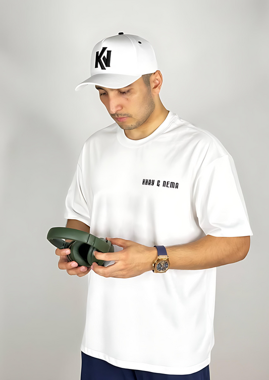 Chest Printed logo t shirt by Khay & Nema
